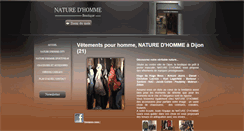 Desktop Screenshot of naturedhomme.com
