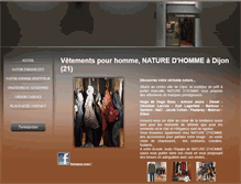 Tablet Screenshot of naturedhomme.com